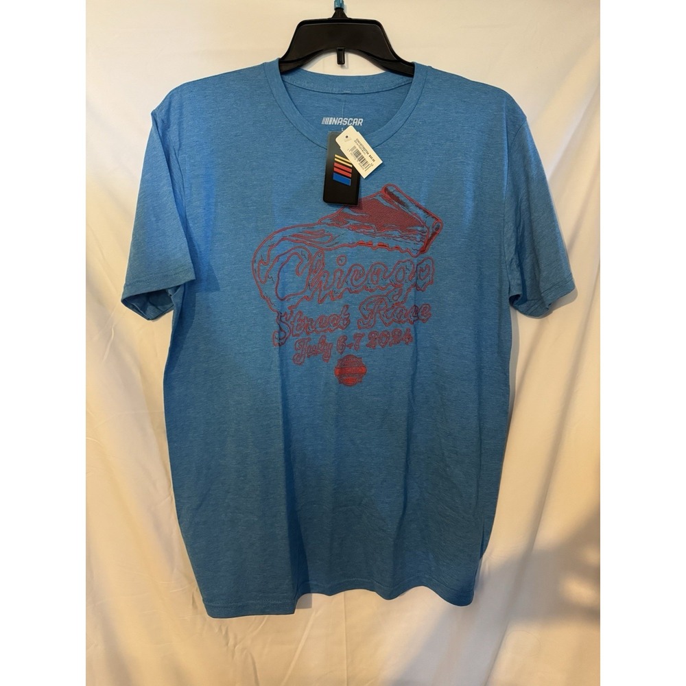 NASCAR Chicago Street Race‎ Deep Dish Pizza T-Shirt Large NWT MSRP $40
